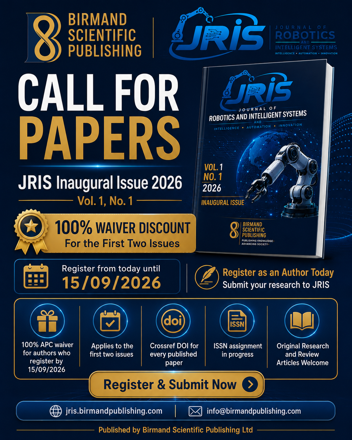 Call for Papers | JRIS Inaugural Issue 2026